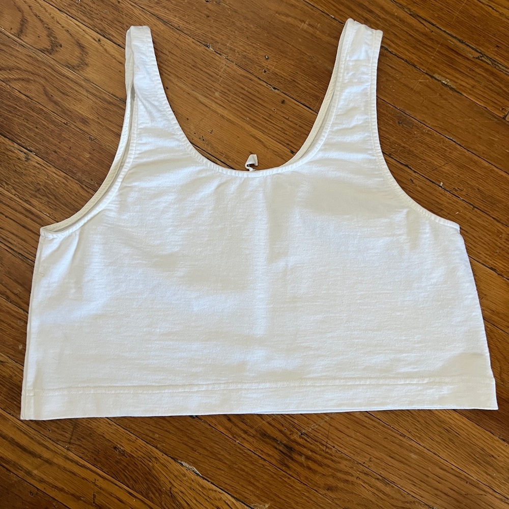 Ilana Kohn Edie tank in white. Large.